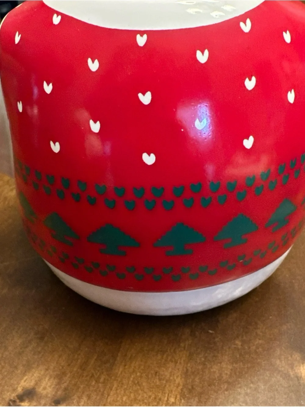 Marshall Fields Christmas Mistletoe Bear Cookie Jar Vintage Rare